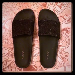Aldo black sandals